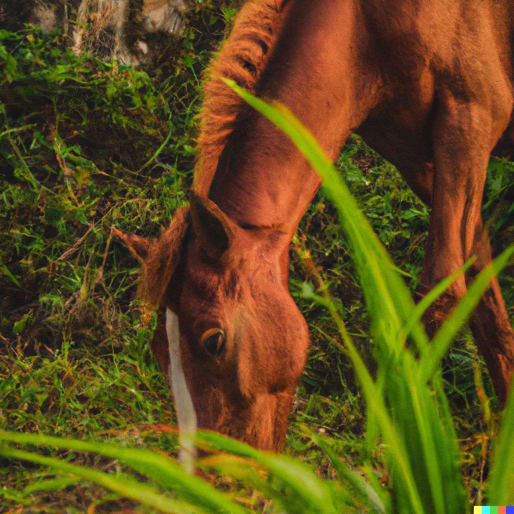 a horse, photograph taken by Joel Santos